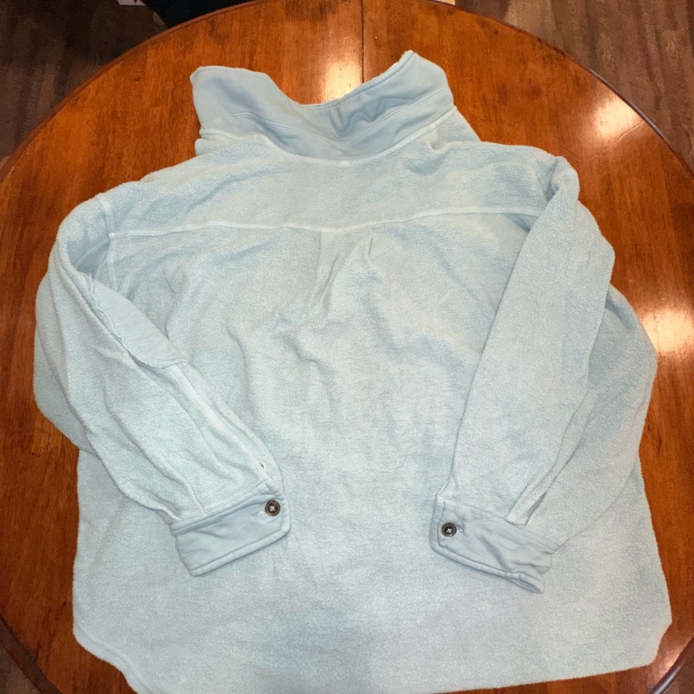 Free People Light Blue Ruby Button-Up Jacket - Picture 4 of 4